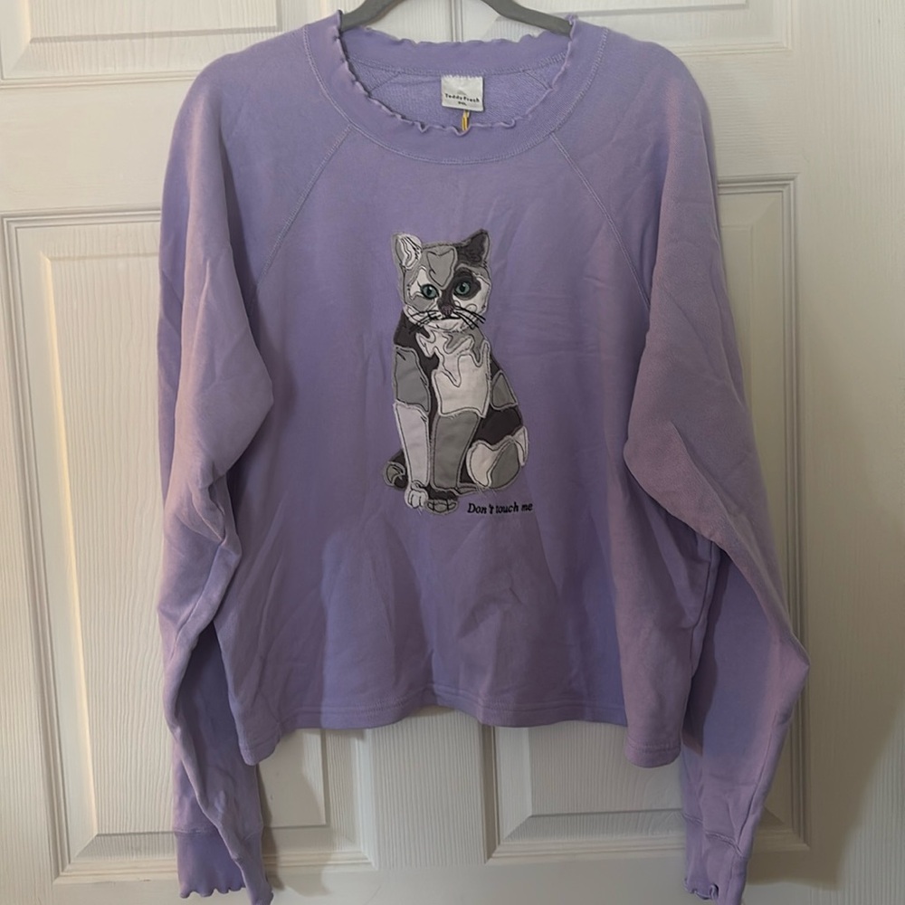 NWT TEDDY FRESH CAT SWEATER